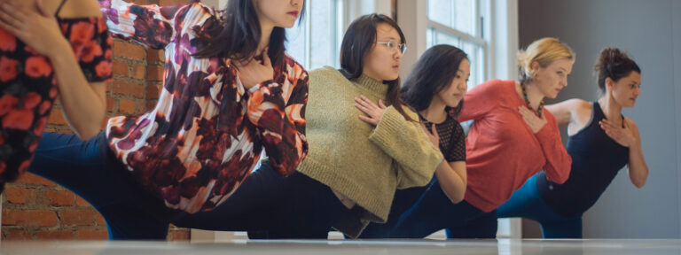 teaching corporate yoga