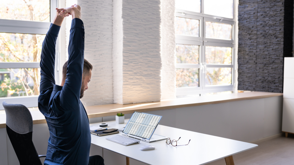 desk yoga