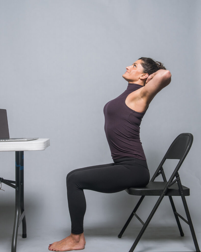 desk yoga sequence
